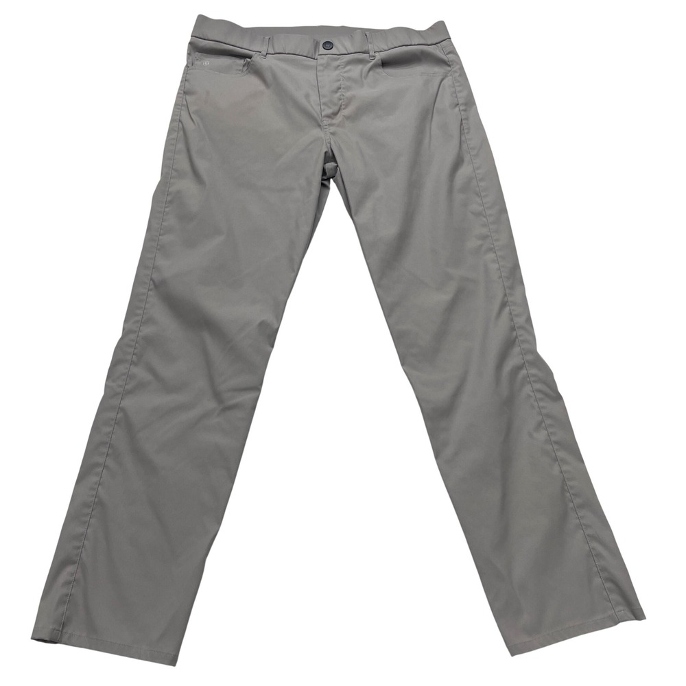 Greyson Pants Mens 36/32 Grey Performance Golf Trousers Luxury Sportswear
